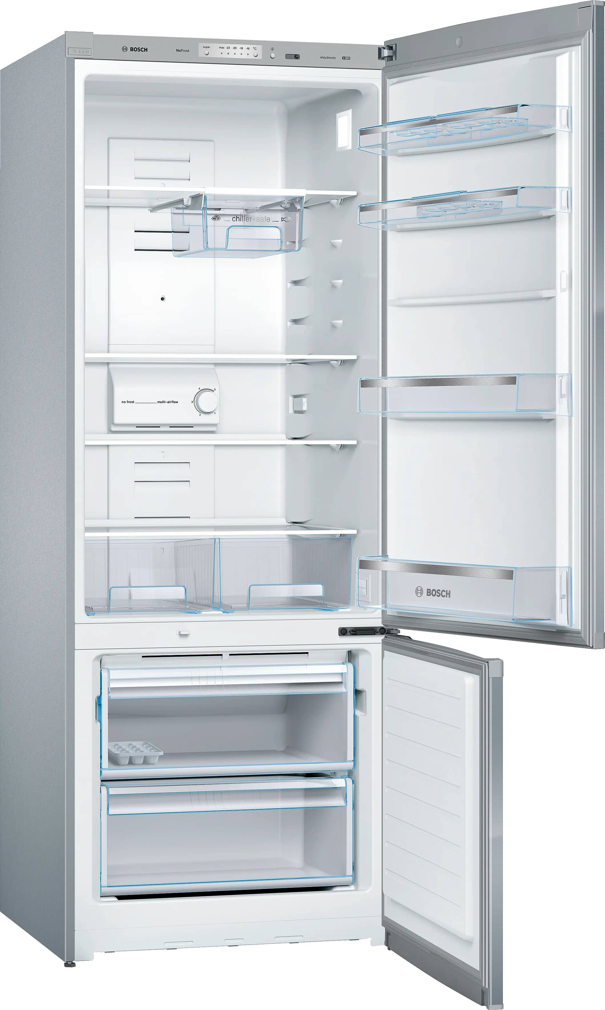 Réfrigérateur Combiné BOSCH 456L - Inox