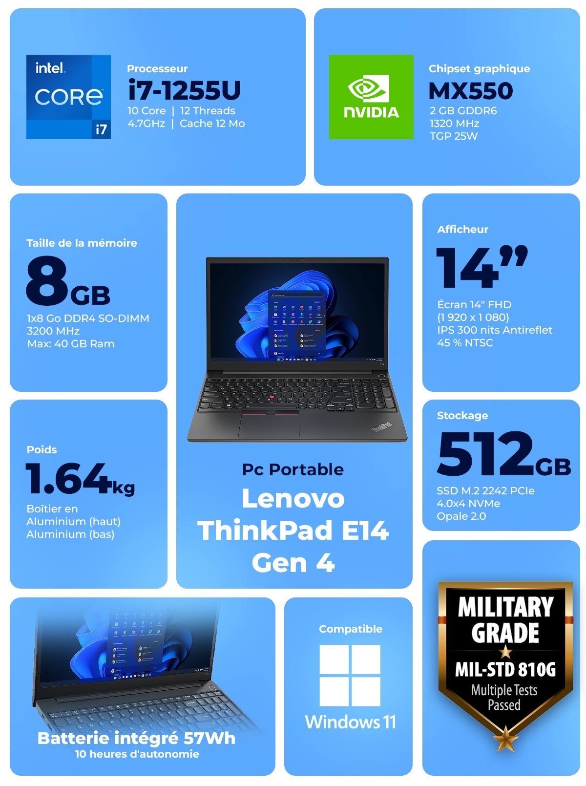 PC Portable LENOVO Performance