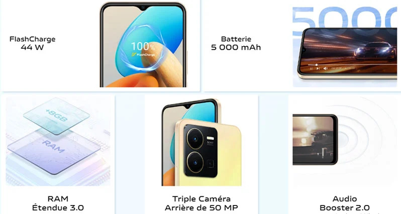 Capturez chaque instant avec le Vivo Y35 : Des photos incroyables grâce à sa caméra haute résolution.