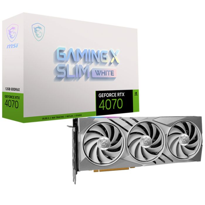 MSI GeForce RTX 4070 Gaming X Slim White