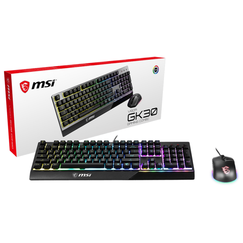 Clavier Gaming MSI VIGOR GK30 COMBO