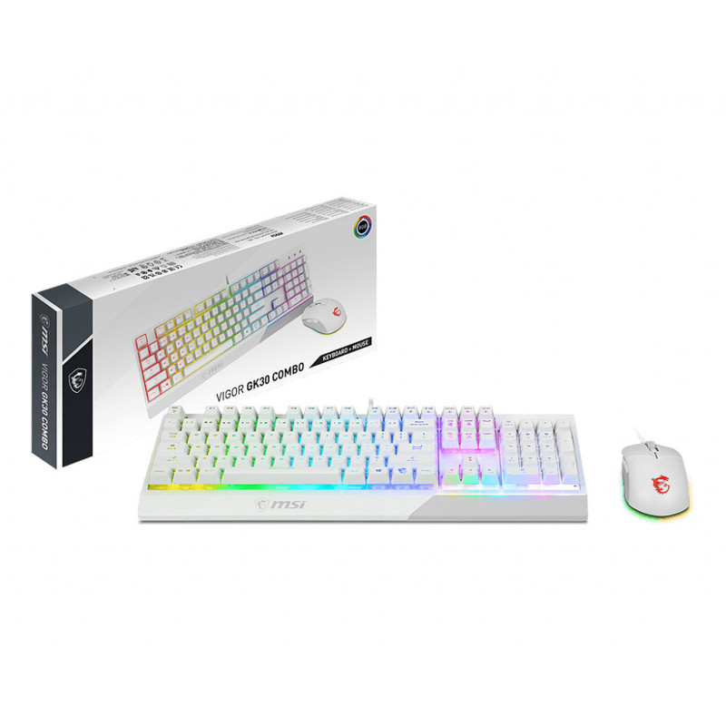 Ensemble Clavier Souris Gamer MSI VIGOR GK30