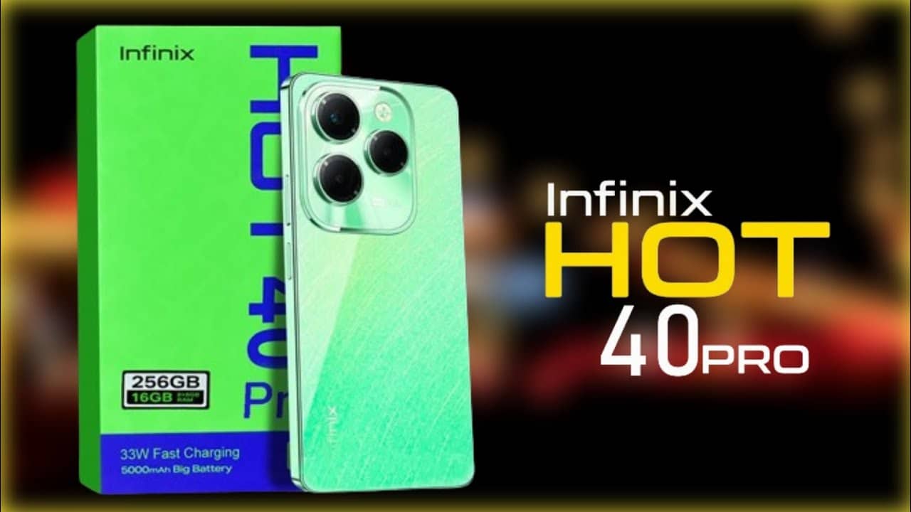 Smartphone INFINIX HOT 40 Pro 4G 12Go 256Go - Vert