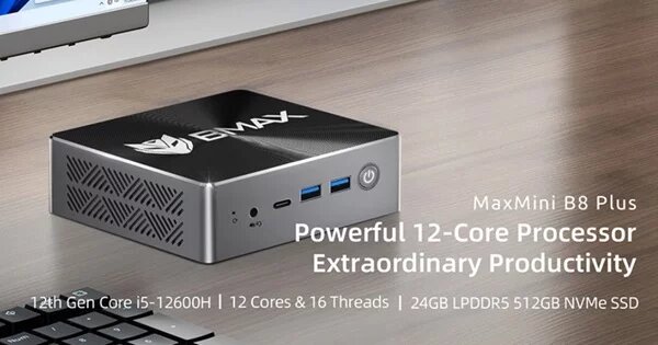 Mini PC de Bureau BMAX MaxMini B8 Plus