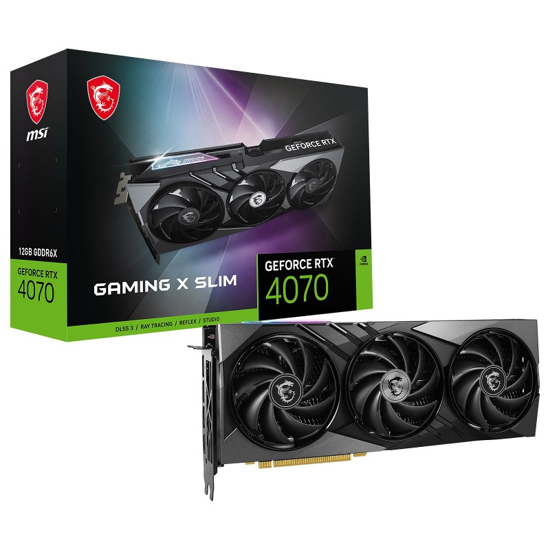 MSI GeForce RTX 4070 Gaming X Slim 12G