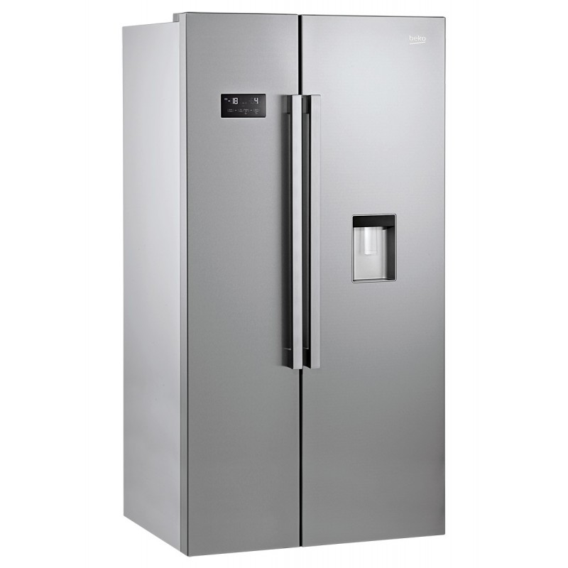 Réfrigérateur Américain BEKO 630L - Inox