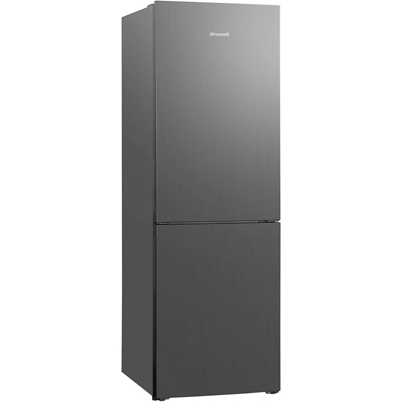 Réfrigérateur Combiné BRANDT No Frost 380L - Inox