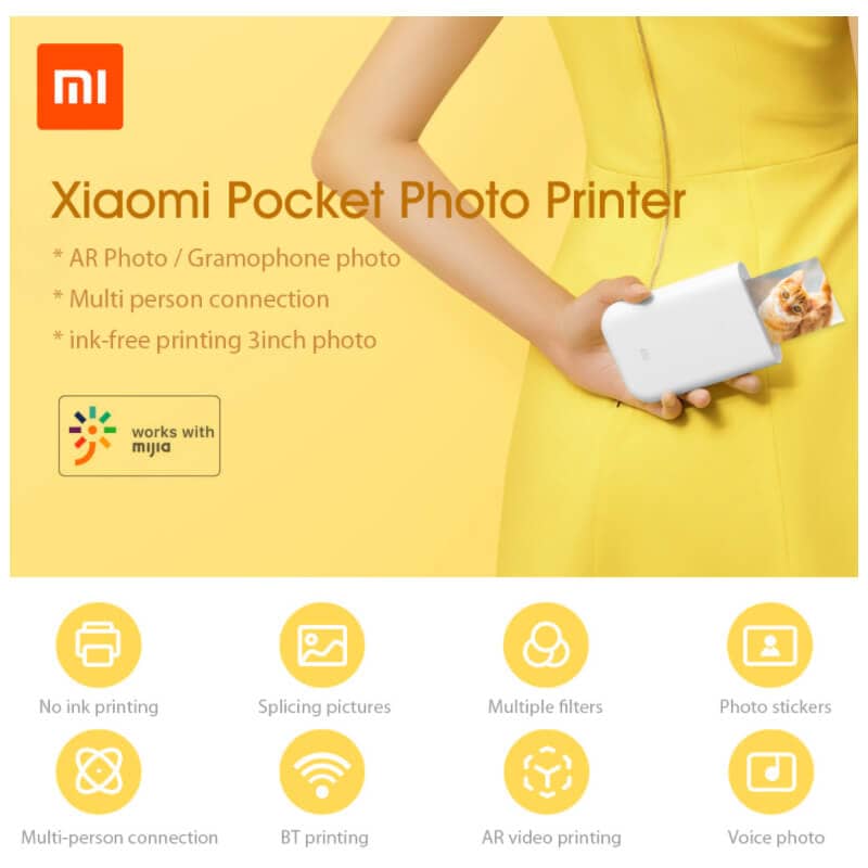 Acheter Xiaomi ZINK papier d'imprimante de poche autocollant Photo