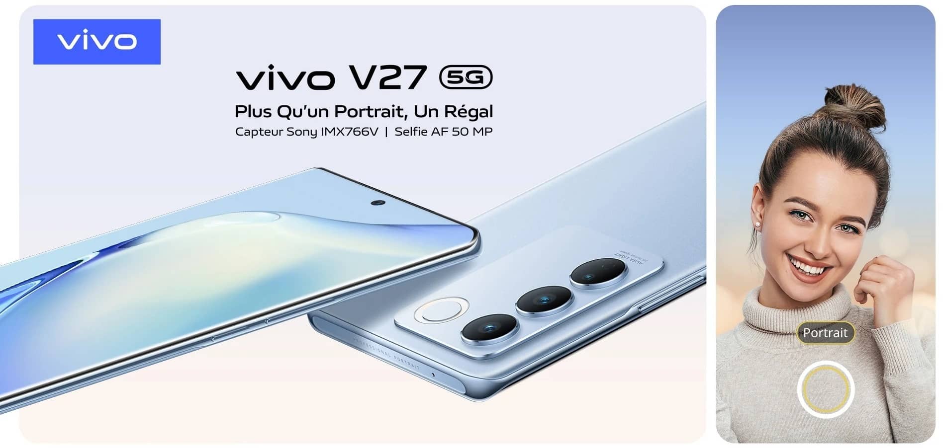 Le smartphone Vivo V27 : puissance et style réunis pour vous accompagner dans toutes vos aventures en Tunisie.